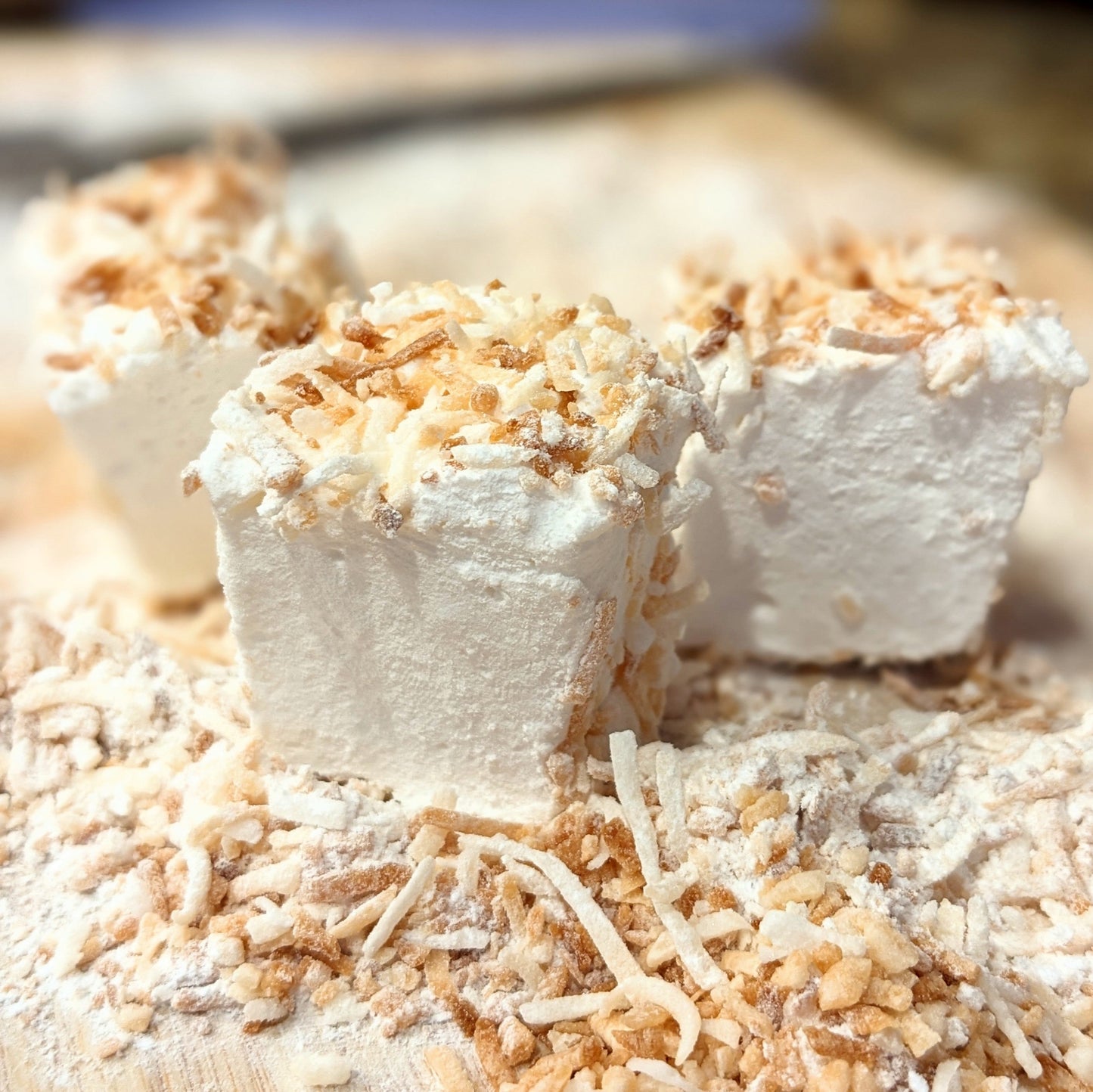Toasted coconut marshmallows
